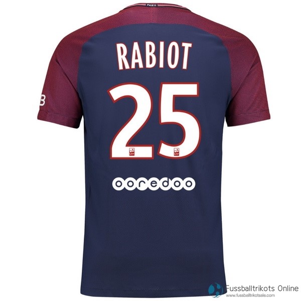 Paris Saint Germain Trikot Heim Rabiot 2017-18 Fussballtrikots Günstig